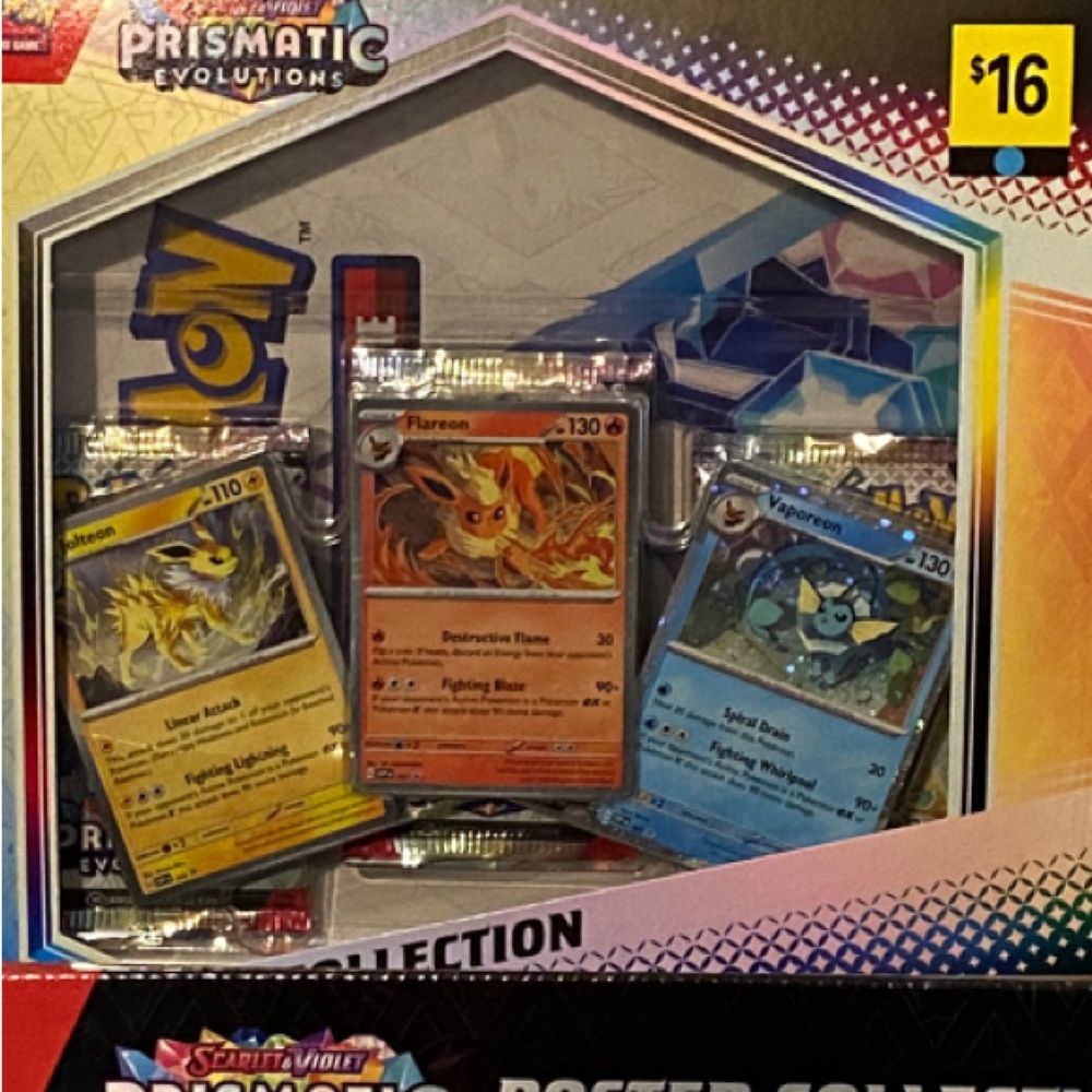 Pokemon Prismatic Evolutions Trading Cards - Original unopened boxes